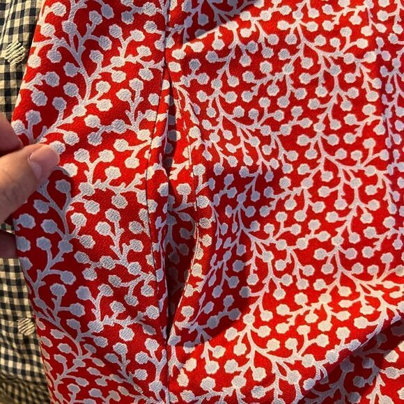 French Connection Elao Evening Dew Romper Playsuit Shanghai Red Multicolor - Picture 7 of 12